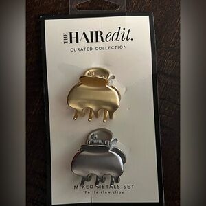 The‎ Hair Edit Gold and Silver Hair Clips